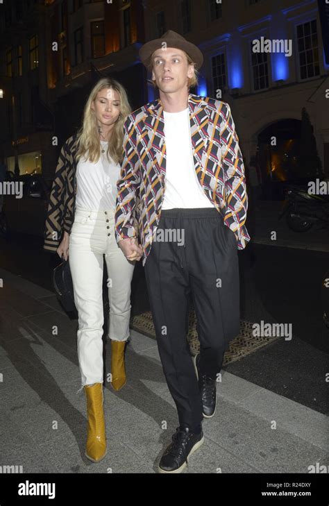 Ruby Quilter and Jamie Campbell Bower attend the FENDI